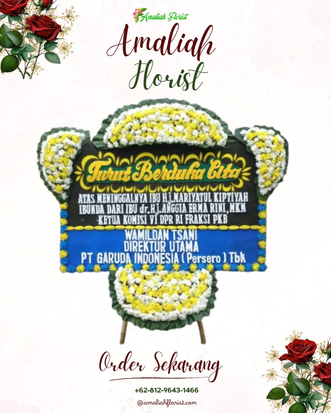 Papan Bunga Duka Grabagan